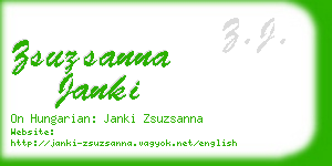 zsuzsanna janki business card